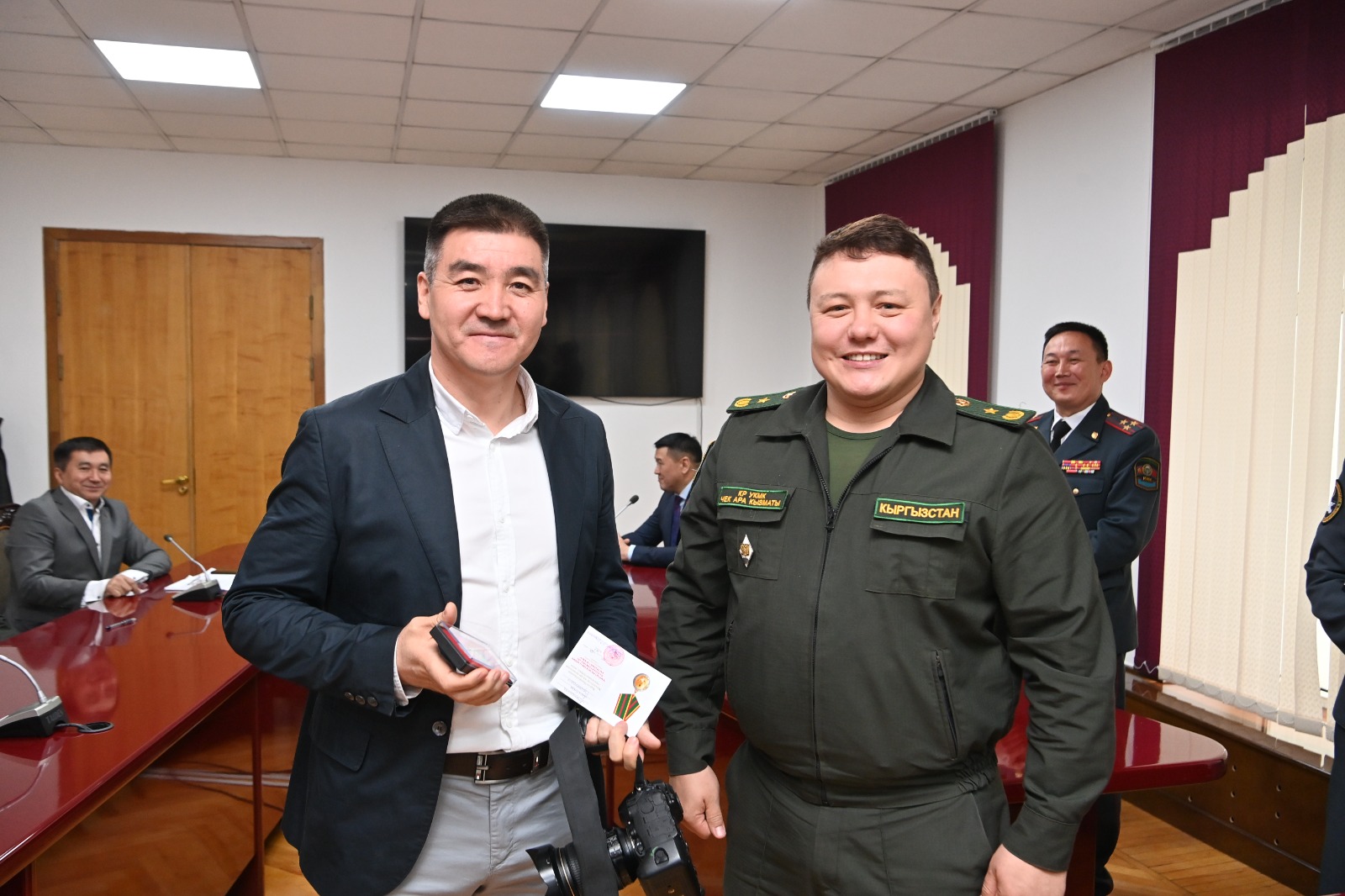 Коллектив Пресс-службы МВД КР отметил профессиональный праздник