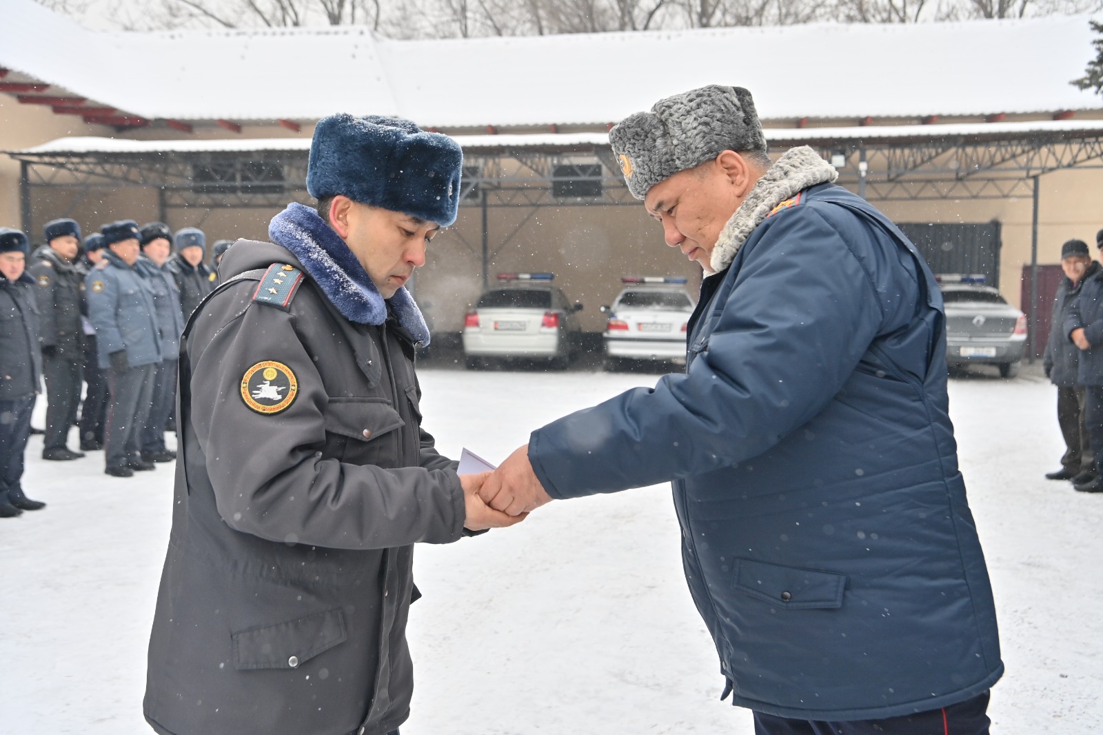 В отделе охраны Ленинского района отметил 58-летие образования Службы охраны МВД