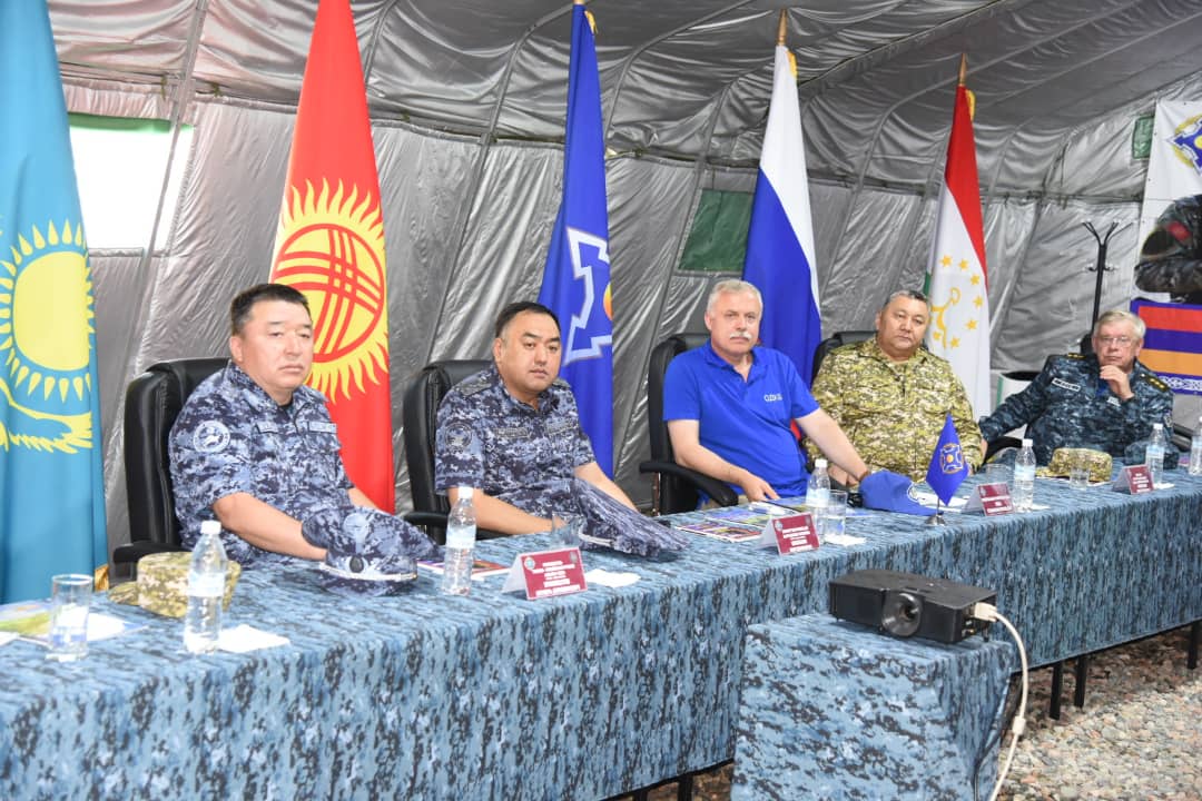 В Иссык-Кульской области завершились учения ОДКБ «Кобальт-2022»