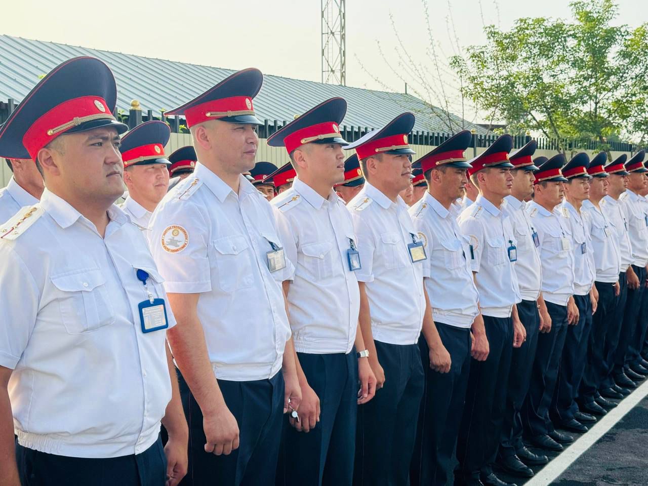 Өзгөн шаардык милиция бөлүмчөсүнүн заманбап жаңы имараты ачылды