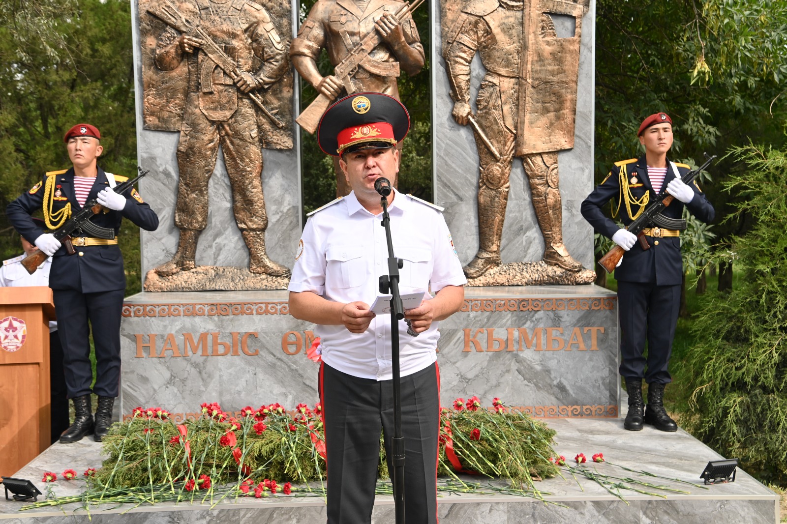 Состоялось торжественное мероприятие, посвященное Дню Внутренних войск МВД КР
