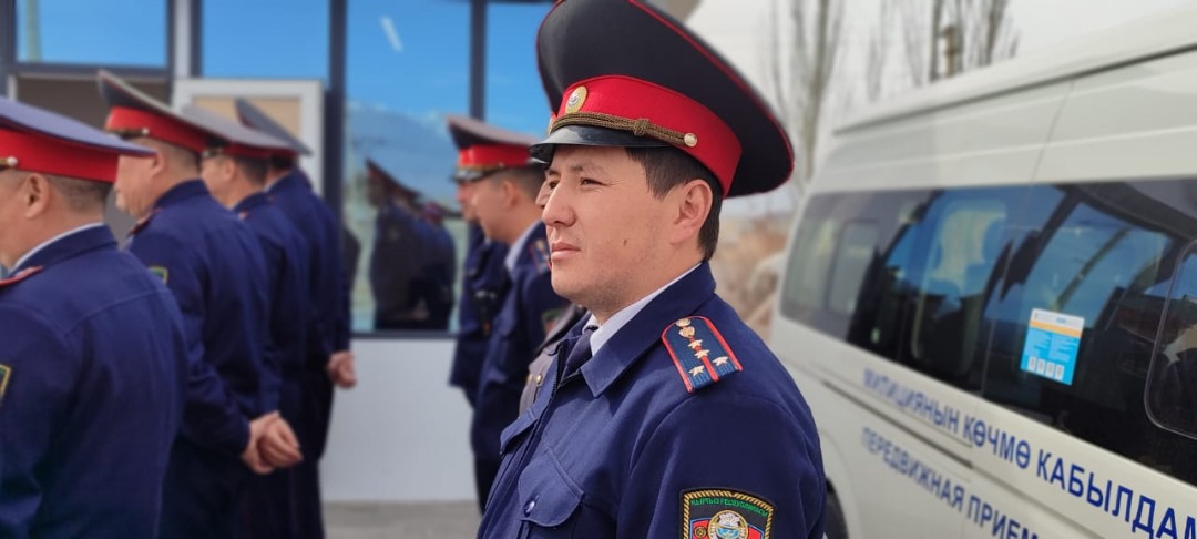 В городе Балыкчы открыт новый участковый пункт милиции