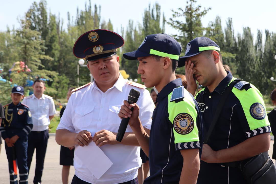 КМШга мүчө мамлекеттеринен келген жол кыймылынын жаш тескөөчүлөрүнүн мамлекеттер аралык кароо-сынагы өтүп жатат