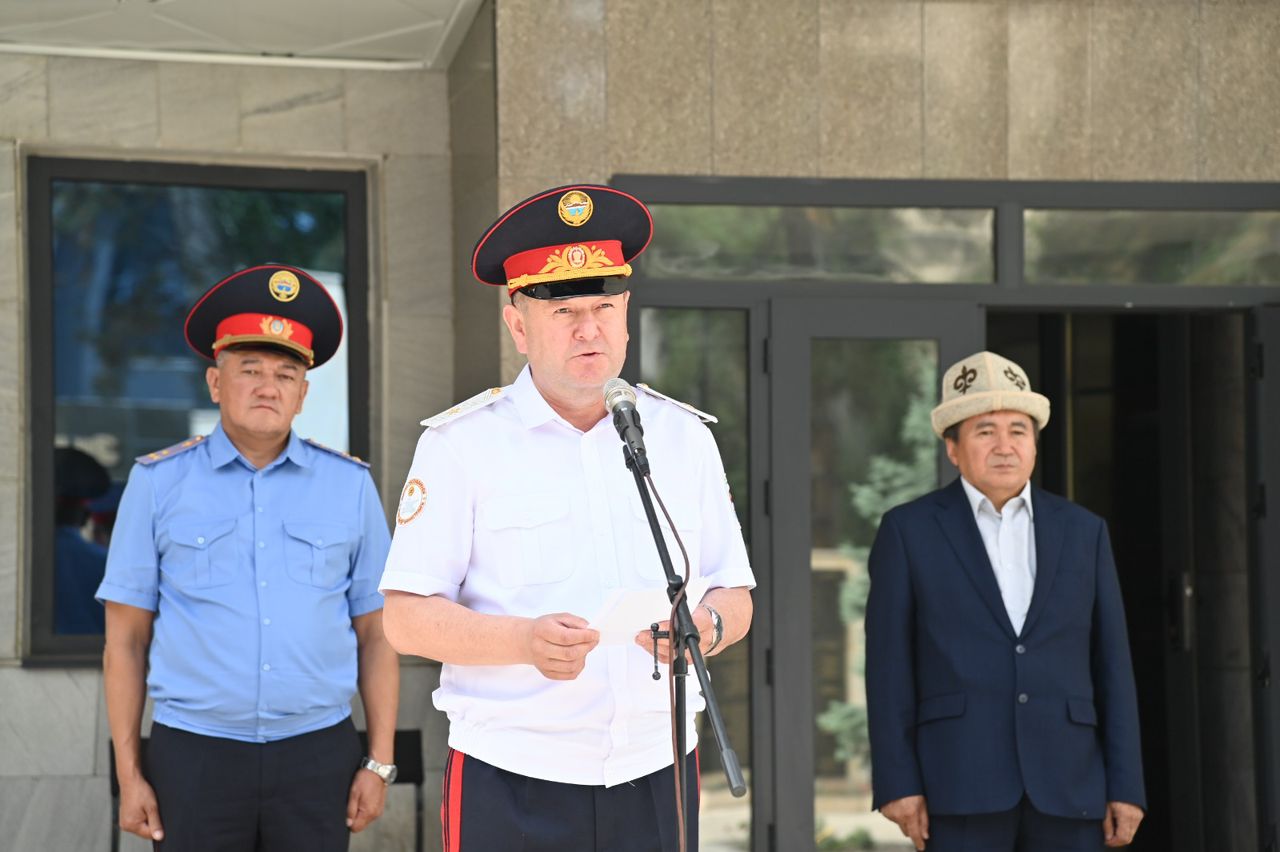 Ички иштер органдарында кызмат өтөө учурунда баатырларча курман болгон кызматкерлер эскерилди