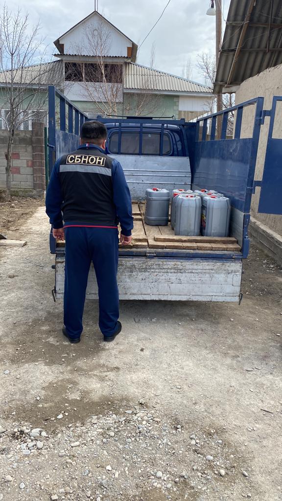 Жалал-Абад облусунун Кербен шаарында күкүрт кислотасын сатууда милиция кызматкери кармалды