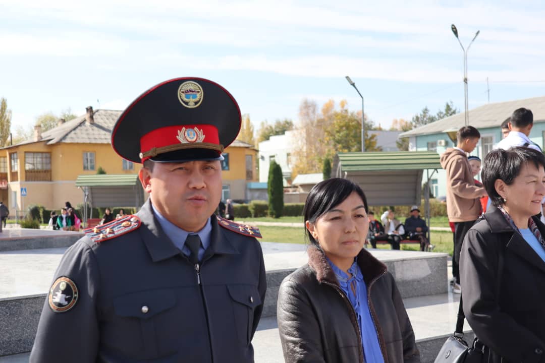 Талас шаарында “Кылмыштуулукка каршыбыз” аттуу акция жүрүүдө