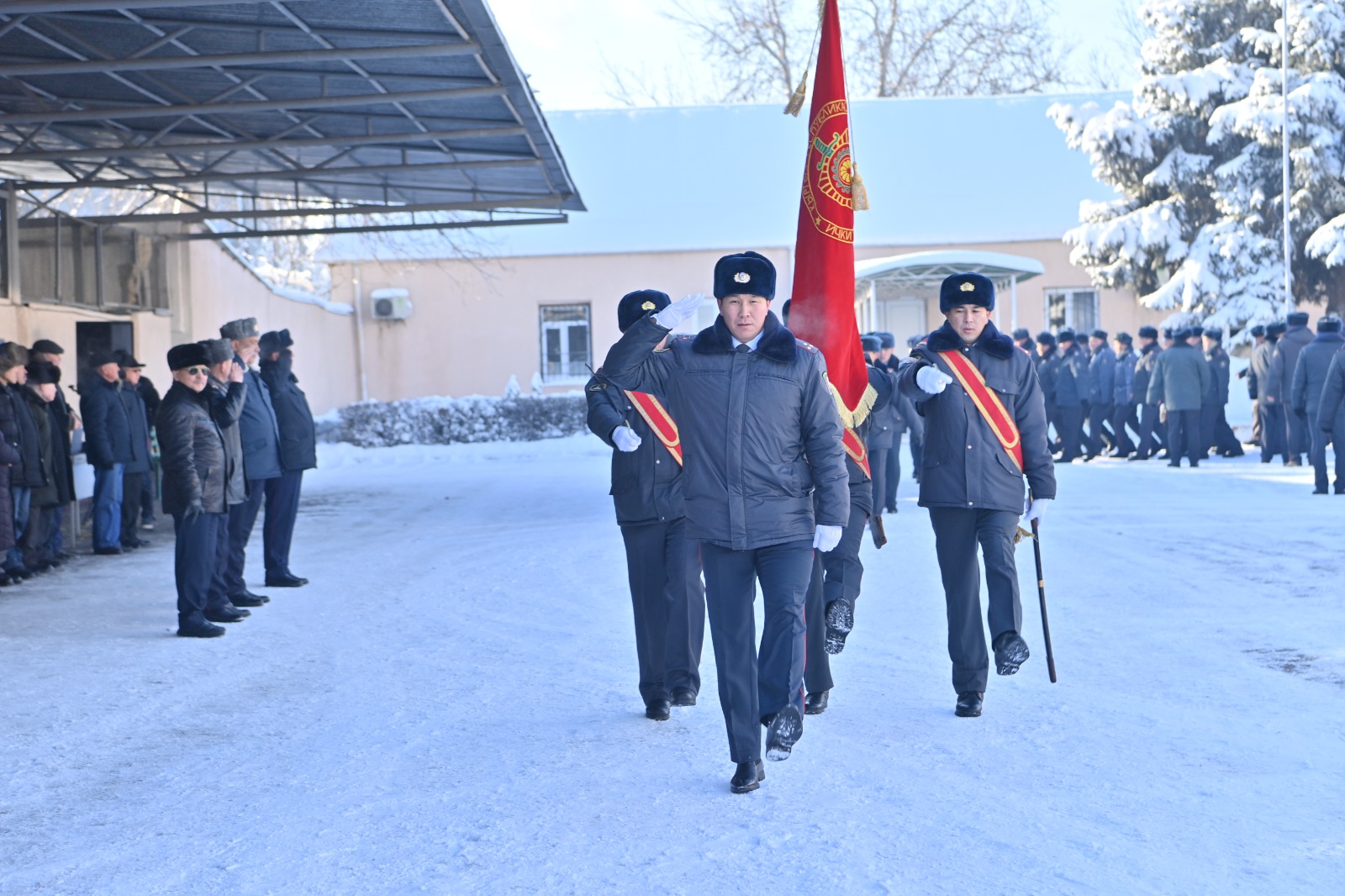 В Полку ведомственной милиции отметили 58-летие Службы охраны МВД