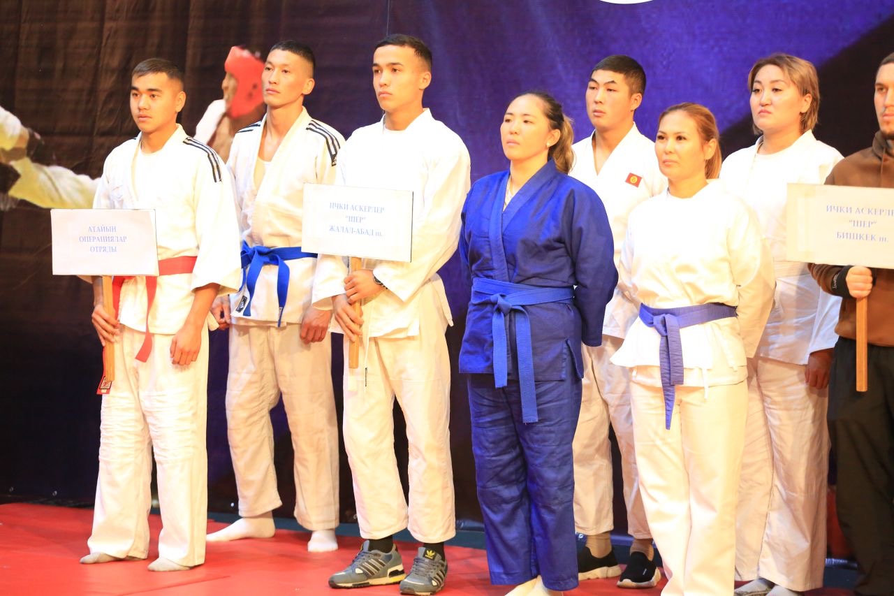 Состоялся международный турнир по рукопашному бою, посвящённый к 100-летия образования Кыргызской милиции