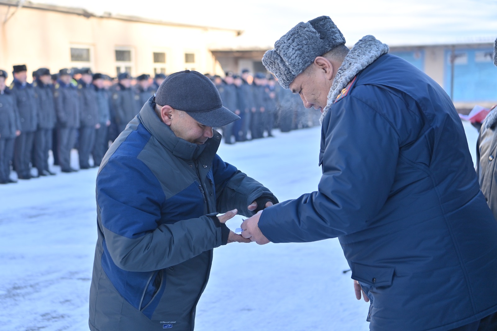 В Полку ведомственной милиции отметили 58-летие Службы охраны МВД