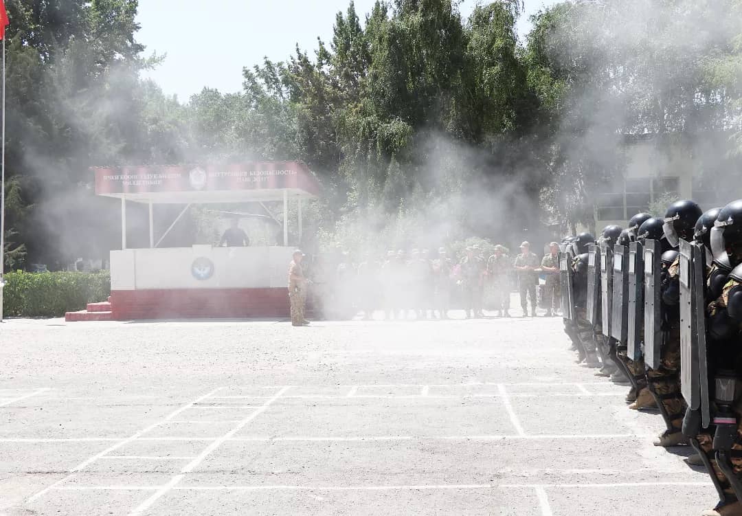 Во Внутренних войсках МВД Кыргызской Республики проведены учебно-методические сборы с командирами рот войсковых частей юго-западного и северо-восточного региона