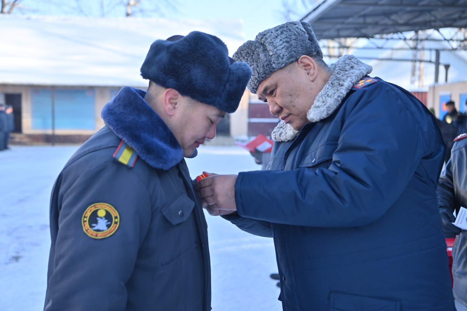 В Полку ведомственной милиции отметили 58-летие Службы охраны МВД