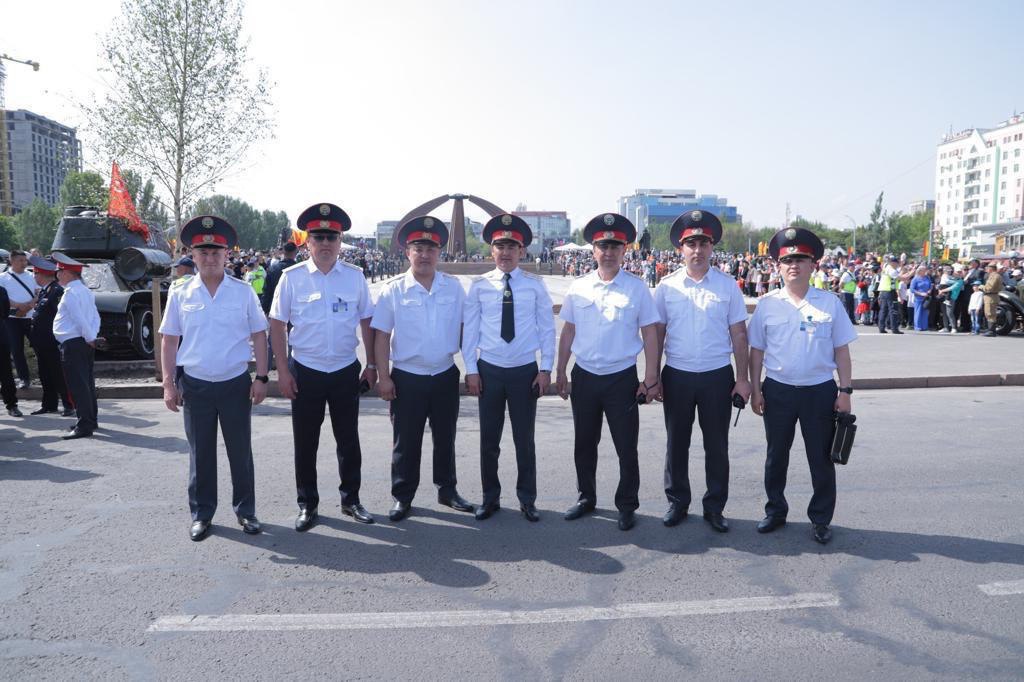 Сотрудники Службы охраны МВД КР обеспечивают охрану общественного порядка и безопасность граждан