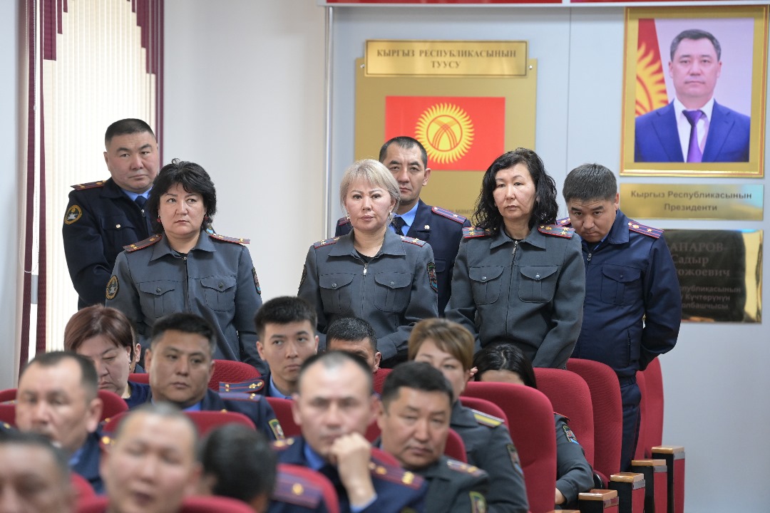 В Службе общественной безопасности МВД подвели итоги квартала