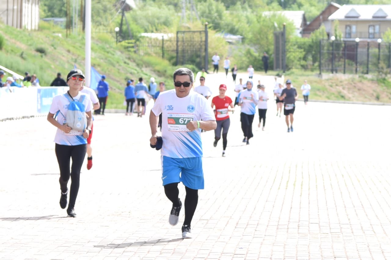 Сотрудники МВД приняли участие в международном марафоне «Run the Silk road-Shanghai Cooperation Organization»