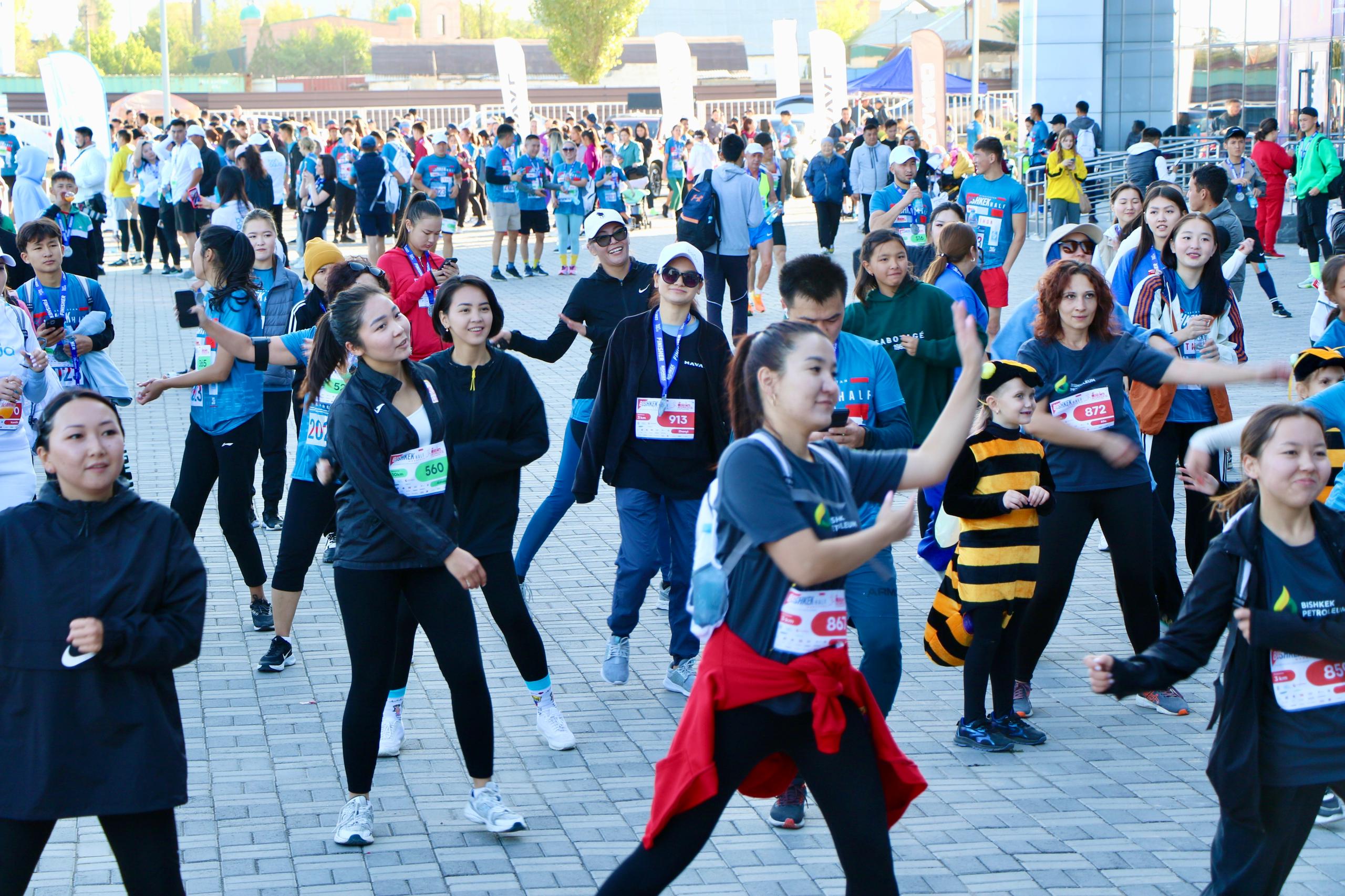 СБНОН МВД выступила партнером в проведении бишкекского полумарафона «Bishkek Half Marathon»