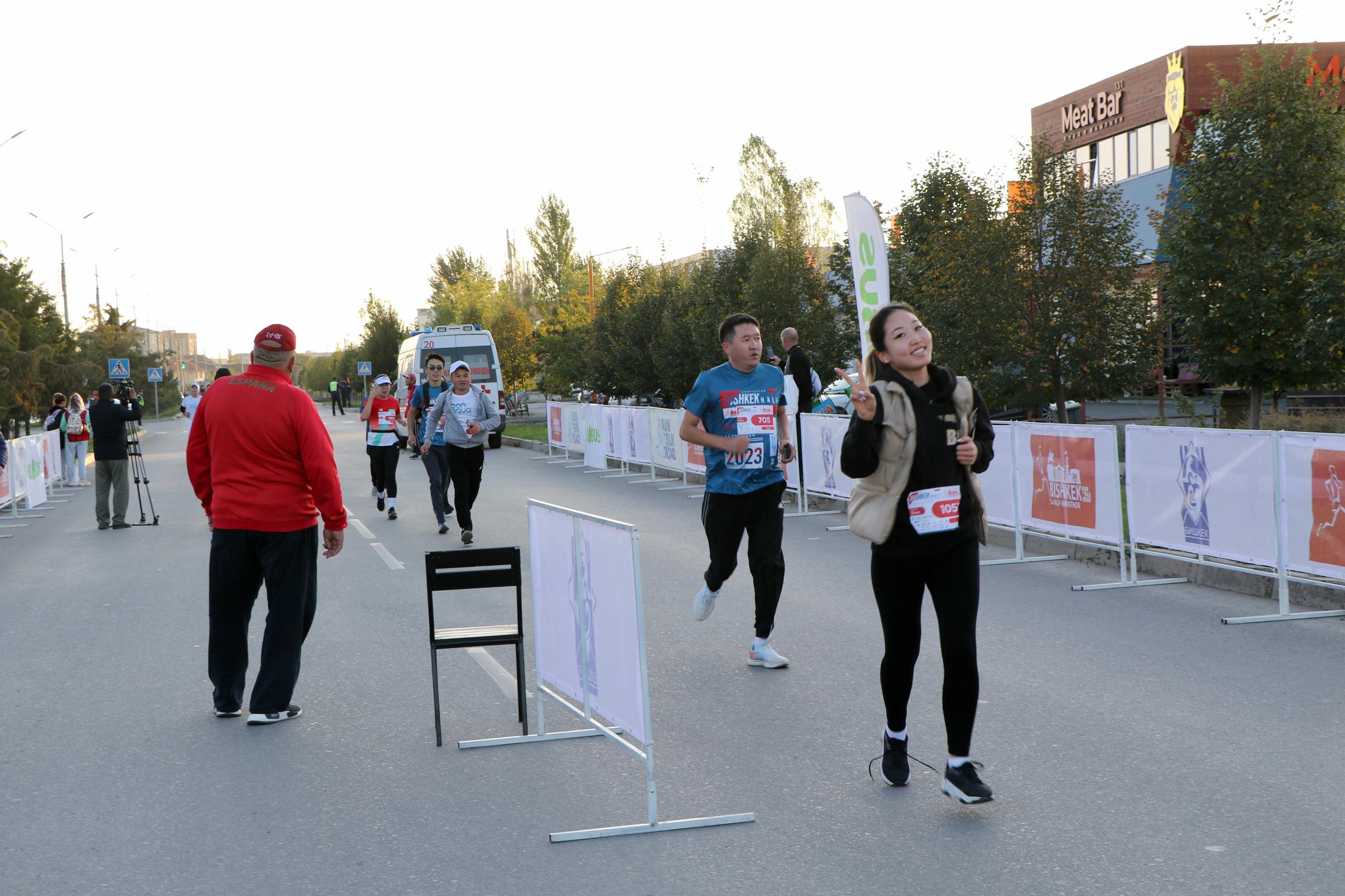 СБНОН МВД выступила партнером в проведении бишкекского полумарафона «Bishkek Half Marathon»