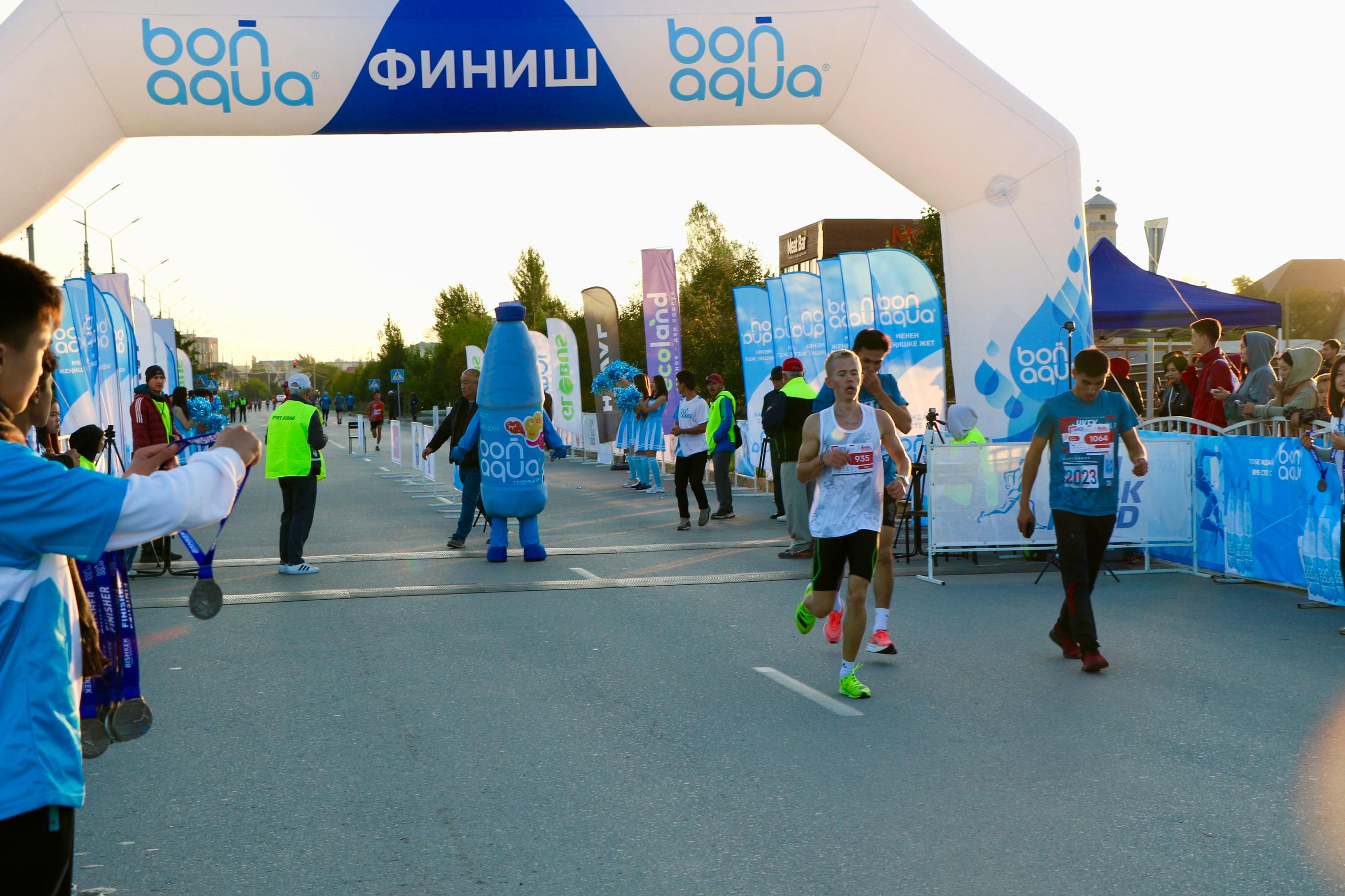 СБНОН МВД выступила партнером в проведении бишкекского полумарафона «Bishkek Half Marathon»