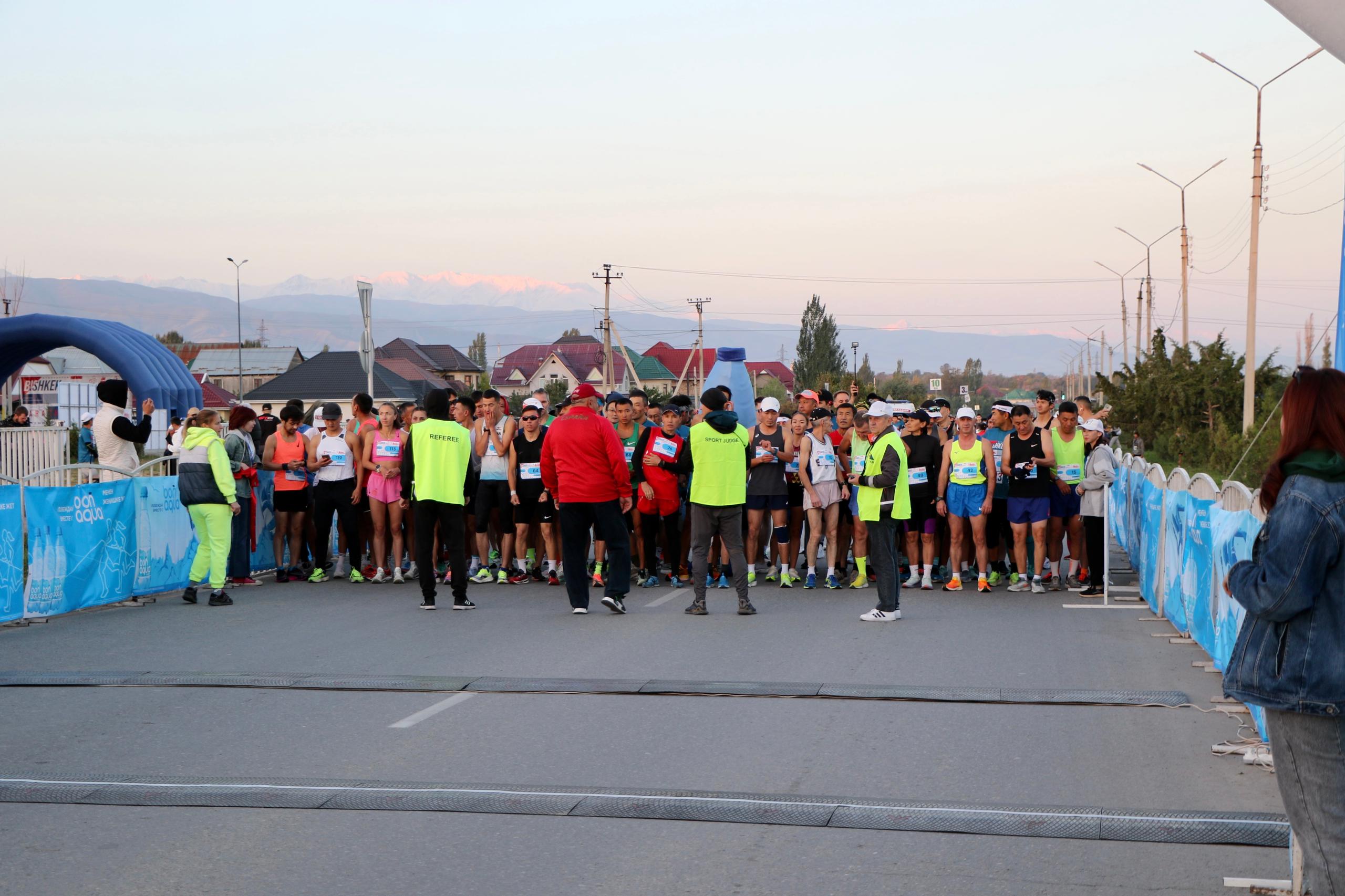 СБНОН МВД выступила партнером в проведении бишкекского полумарафона «Bishkek Half Marathon»