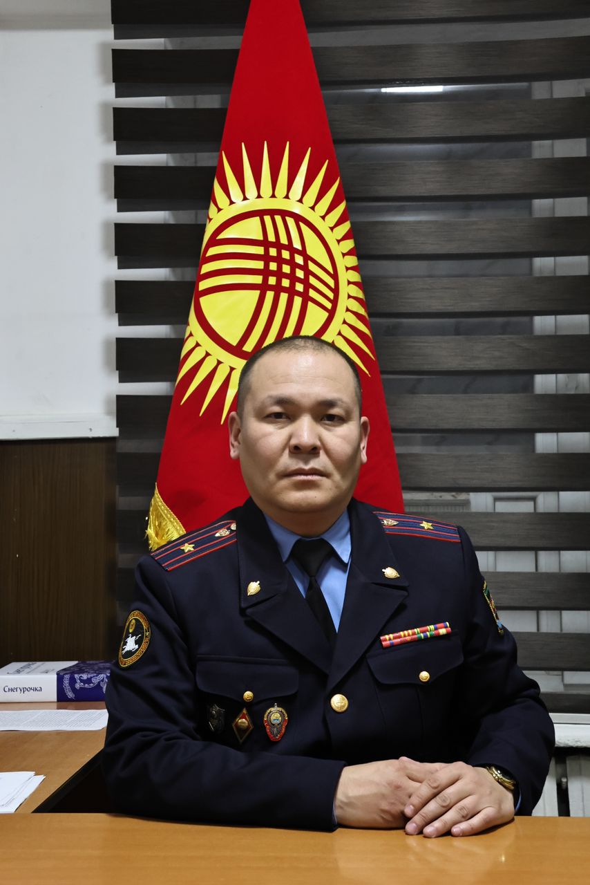 Назначен новый начальник отдела кадров ГУВД г. Бишкек