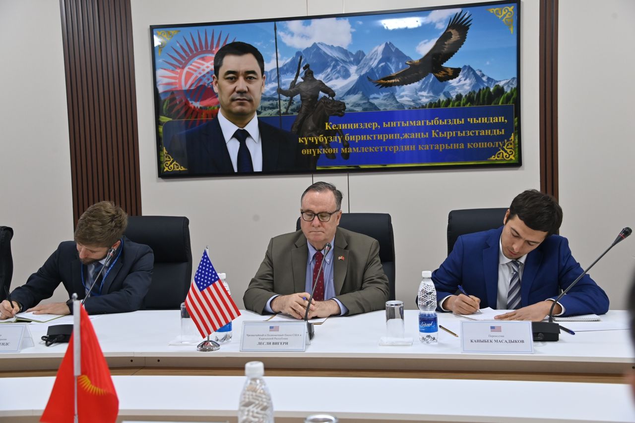 Состоялась встреча заместителя министра внутренних дел Кыргызстана с послом США