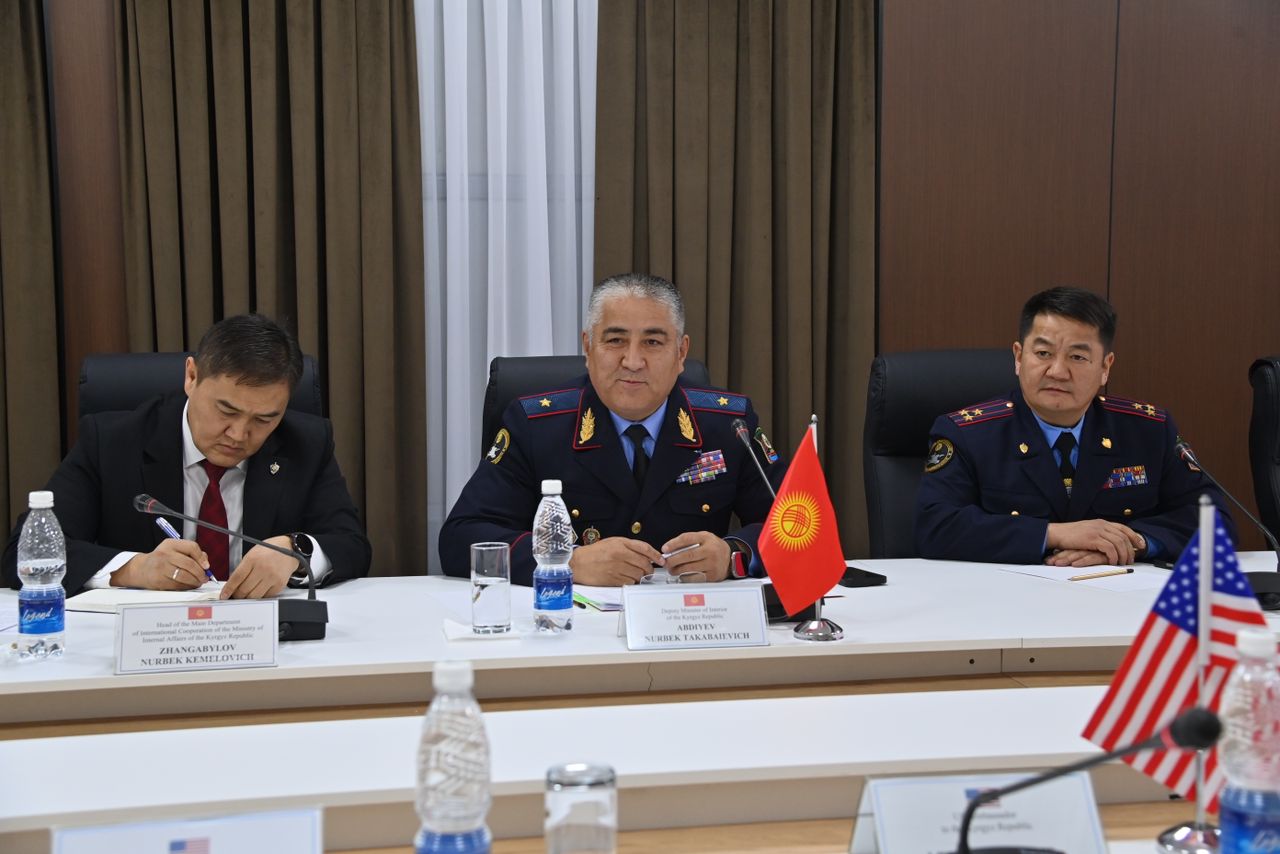 Состоялась встреча заместителя министра внутренних дел Кыргызстана с послом США