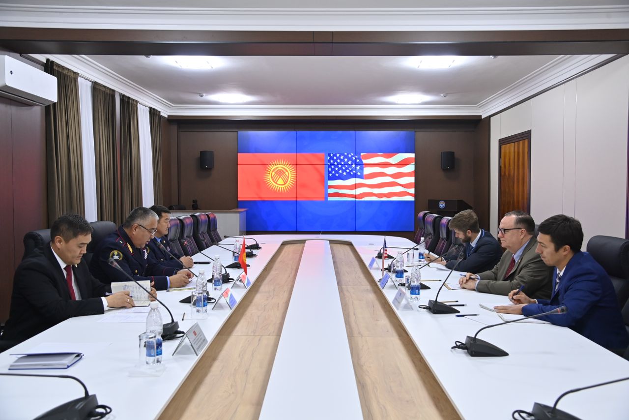 Состоялась встреча заместителя министра внутренних дел Кыргызстана с послом США