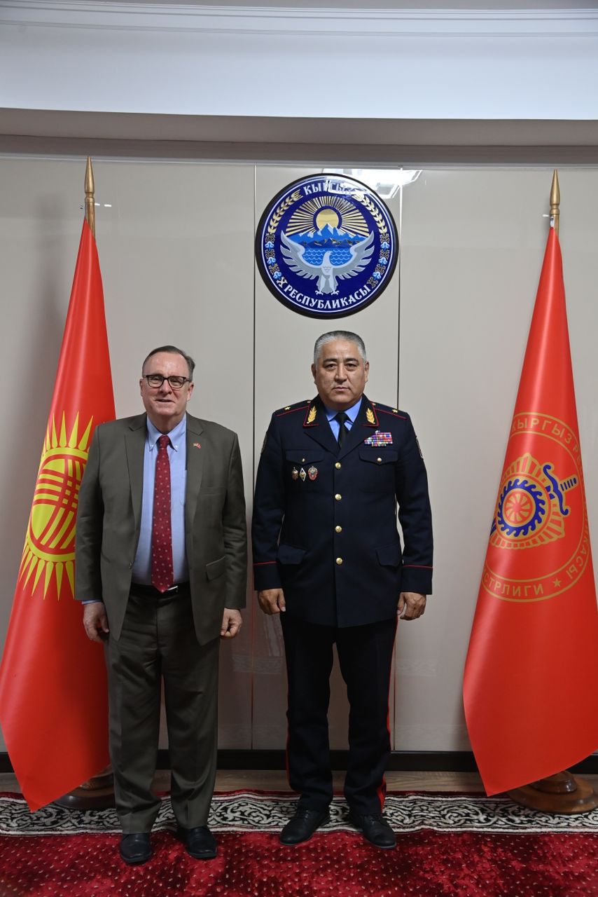 Состоялась встреча заместителя министра внутренних дел Кыргызстана с послом США