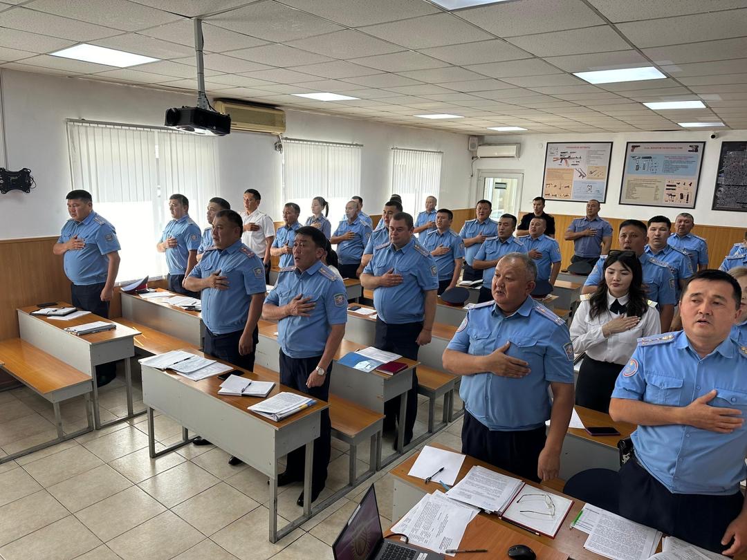 В полку Ведомственной милиции Службы охраны МВД КР подвели итоги полугодия