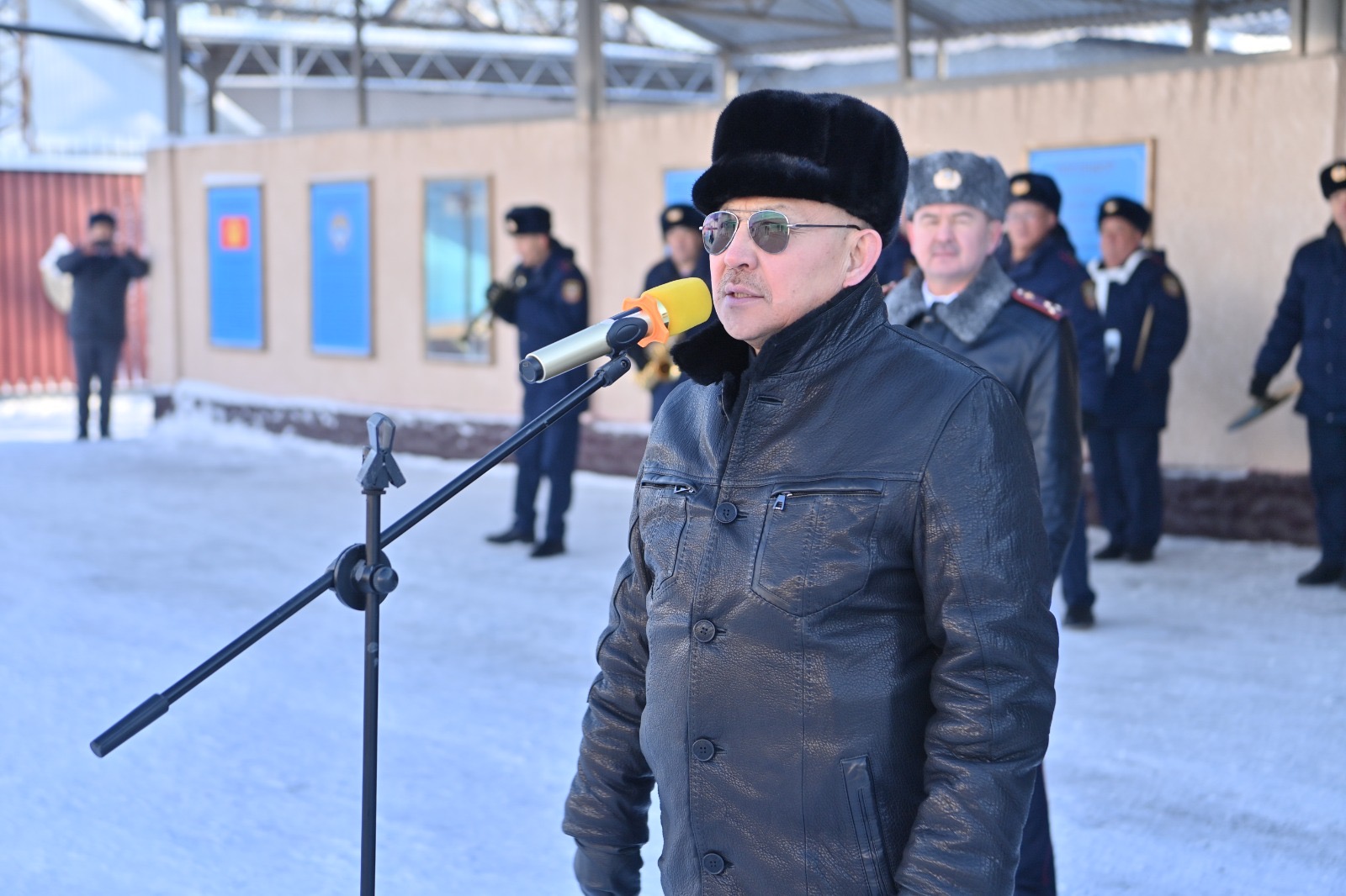 В Полку ведомственной милиции отметили 58-летие Службы охраны МВД